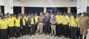 नागरिक सुरक्षा जवानों को दिया गया अग्निशमन प्रशिक्षण